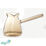 Luciano 350ml High Borosilicate Gold Glass Coffee Warmer / Pot / Kettle in Gift Box