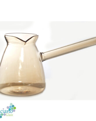 Luciano 350ml High Borosilicate Gold Glass Coffee Warmer / Pot / Kettle in Gift Box