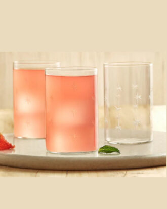 Luciano Galaxy 350ml Borosilicate Glass Cups 6pcs