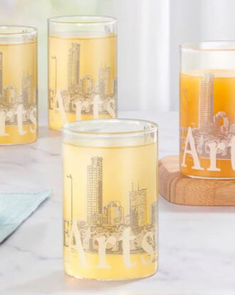 Luciano Roma 295ml Borosilicate Glass Cups 6pcs