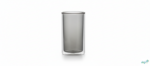 Luciano 250ml Borosilicate Double Wall Glass with Black Color Inside Wall - Image 2