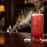 Luciano 250ml Borosilicate Double Wall Glass with Red Color Inside Wall