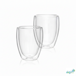 Luciano Borosilicate 350Ml Glass Cup 2Pcs Set - Image 2