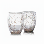 Luciano Borosilicate Confetti 350Ml Glass Cup 2Pcs Set - Image 2