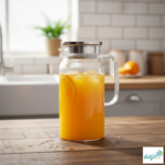 Luciano 1200ml Borosilicate Glass Pitcher with Stainless Steel Cover