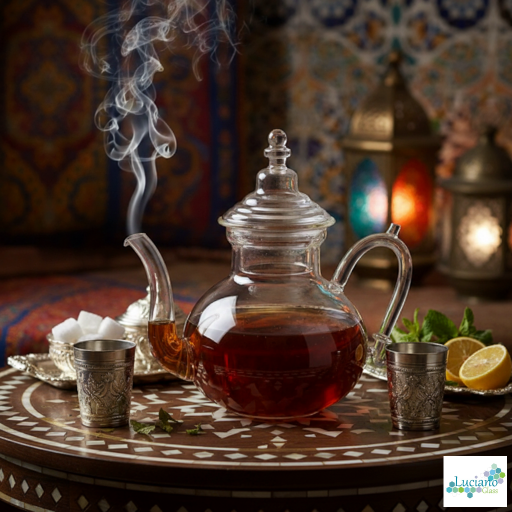 LUC17510.png Luciano Aladdin 1000ml Tea Kettle with Filter and Lid - Image 1