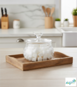 Luciano Borosilicate 300ml Glass Sugar Pot with Bird Lid