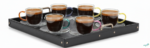 Luciano 12PC Set 6x70Ml Borosilicate Double Wall Coffee Glass Cup +12Cm Saucer - Image 4
