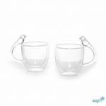 Luciano 80Ml Borosilicate Double Wall Espresso Glass Cup Bird Figurine Handle 2Pcs Set - Image 8