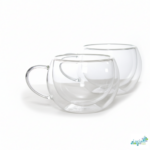 Luciano Borosilicate 270Ml Glass Cup 2Pcs Set - Image 2
