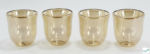 Luciano 4Pcs Set 70Ml Ion Plating Amber Borosilicate Cawa Glass - Image 2