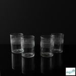 Luciano Stripe High Borosilicate Line 350ml Single Wall Cups 4pc set - Image 3