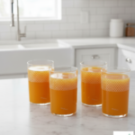 Luciano Baklava High Borosilicate Baklava 350ml Single Wall Cups 4pc set