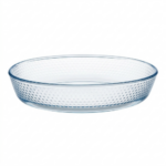 Luciano High Borosilicate Pineapple Oval Glass Baking Dish 3l (34.9x23.9x6.5cm) - Image 2