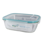 Luciano High Borosilicate Rectangular Glass Food Container with Vent Lid 2260ml - Image 2