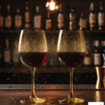 Luciano 350Ml Cristal Cups 2Pcs Set Gold Color