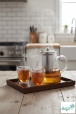 Luciano Borosilicate Double Wall Glass Cup Set 350ml x 2 Color Box - Image 3