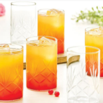 Luciano Meadow 350ml Borosilicate Glass Cups 6pcs