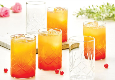 LVSMEA350v6.png Luciano Meadow 350ml Borosilicate Glass Cups 6pcs - Image 1