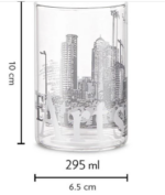 Luciano Roma 295ml Borosilicate Glass Cups 6pcs - Image 4
